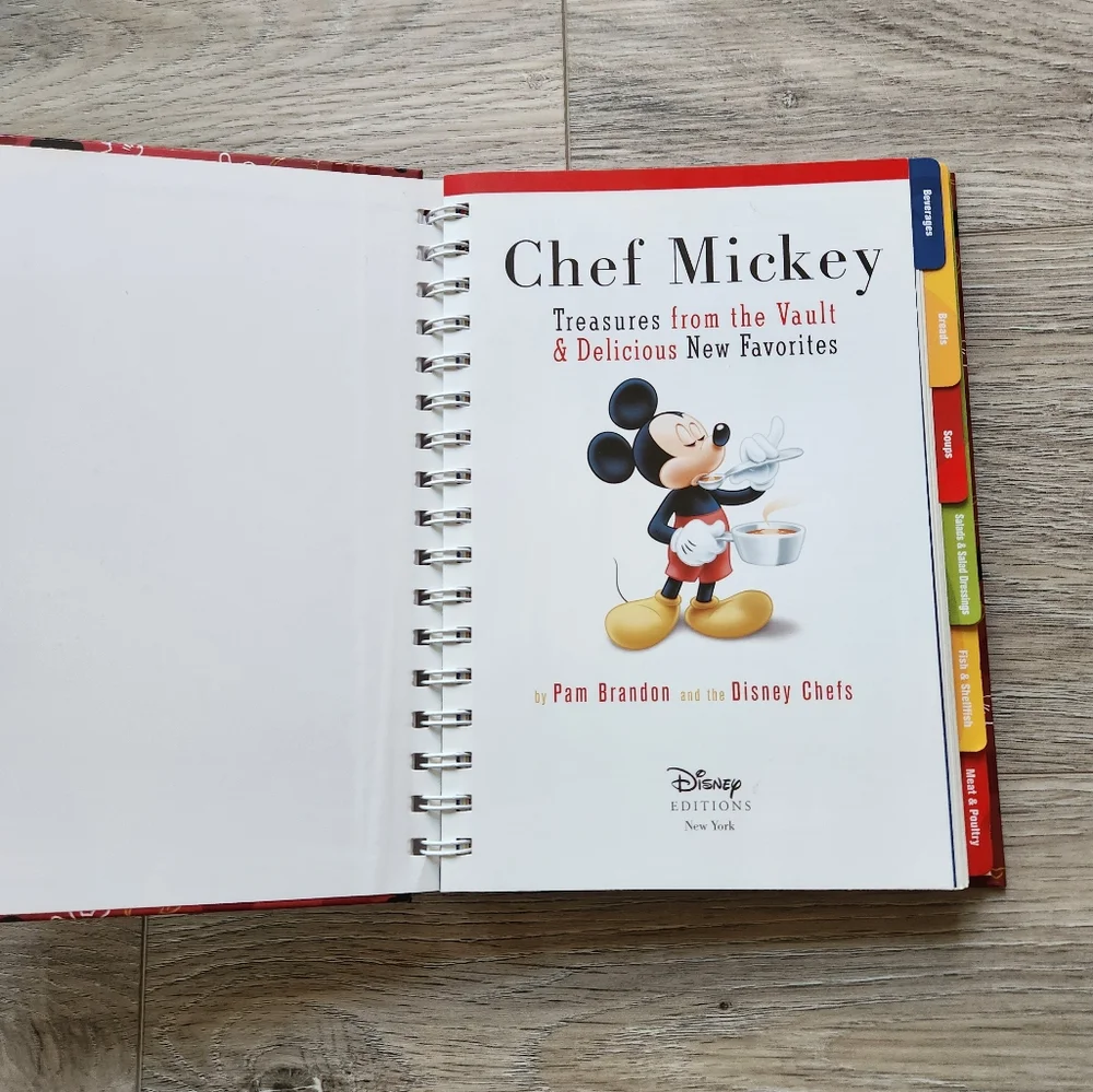 Disney Chef Mickey Treasures From The Vault Cookbook Disney World Disneyland